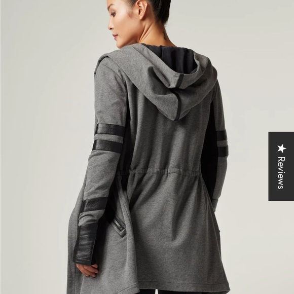 Blanc Noir Charcoal Heather and Black Traveler’s Jacket - Picture 2 of 16